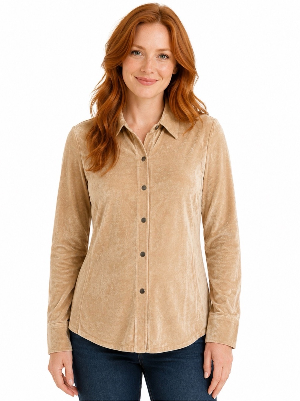 Victoria’s Secret MODA Faux Suede LS Shirt